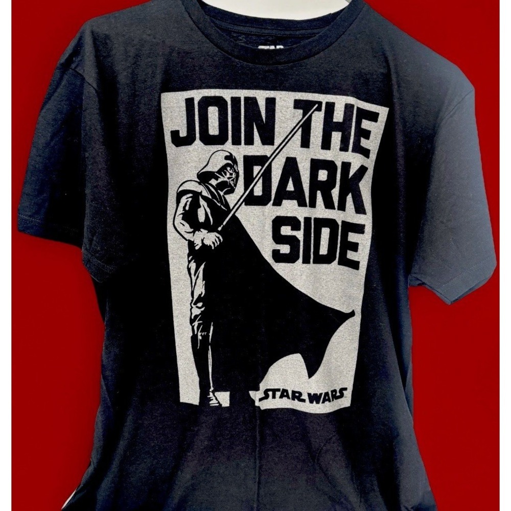 Fifth Sun Star Wars Darth Vader Join The Dark Side Men's XL T-Shirt Black Cotton